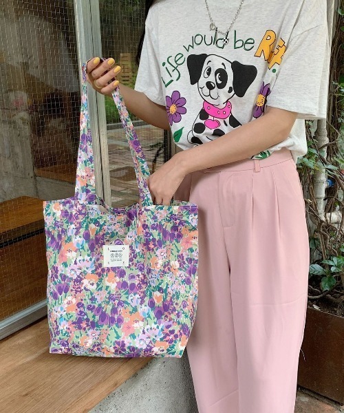 LACーVERT トートバッグ 花柄トートバッグアソート レディース メンズ