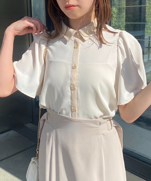 one after another NICE CLAUP シャツ ブラウス 【WEB限定商品】バイ