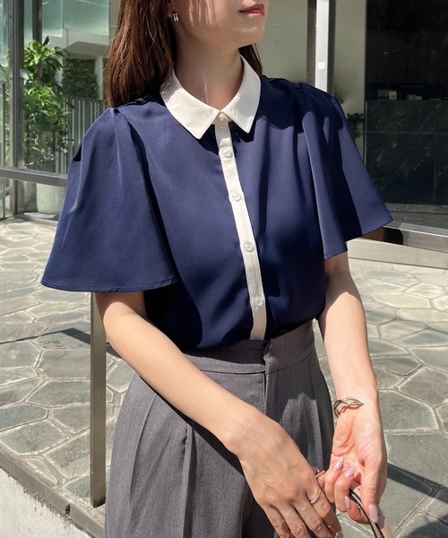 one after another NICE CLAUP シャツ ブラウス 【WEB限定商品】バイ