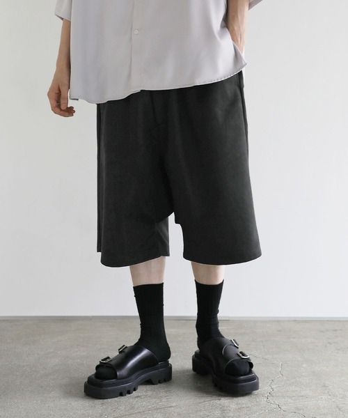 Y-3 ダークグレー サルエルパンツ スウェット素材 CTHY スウェットパンツ ジャージ ルーズシルエットドレープ