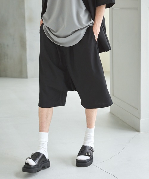 CTHY スウェットパンツ ジャージ ルーズシルエットドレープサルエル