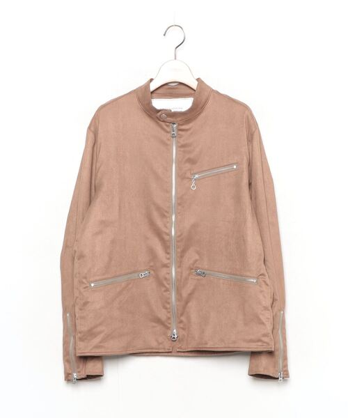 UNITED ARROWS & SONS」 ジップアップブルゾン MEDIUM ブラウン メンズ  