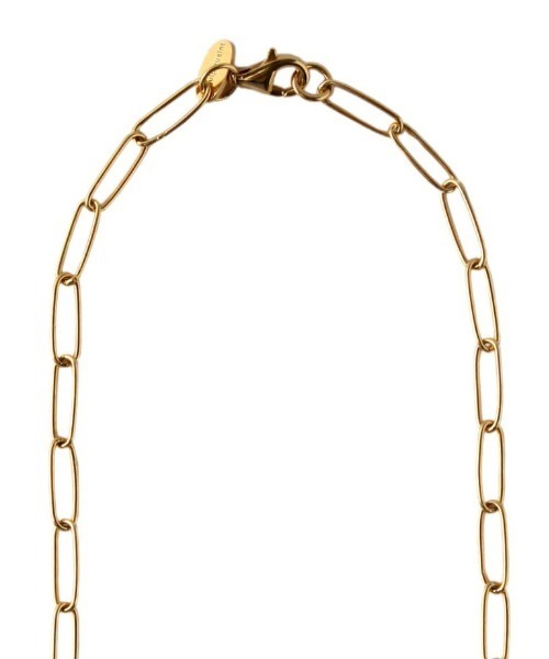 ネックレス 「quip queint」rectangle chain necklace GD / QU079 レディースの画像
