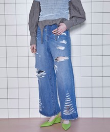 maison special ダメージデニムパンツ MAISON SPECIAL ジーンズ デニム デニムパンツ 2way High Damage