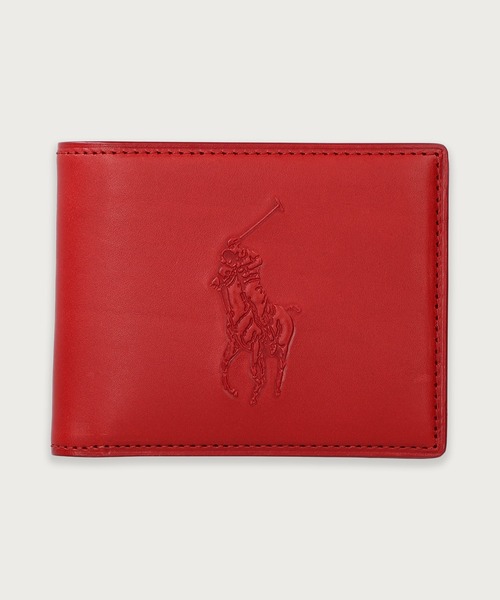 POLO RALPH LAUREN 財布 エンボス ビッグポニー ビルフォールド
