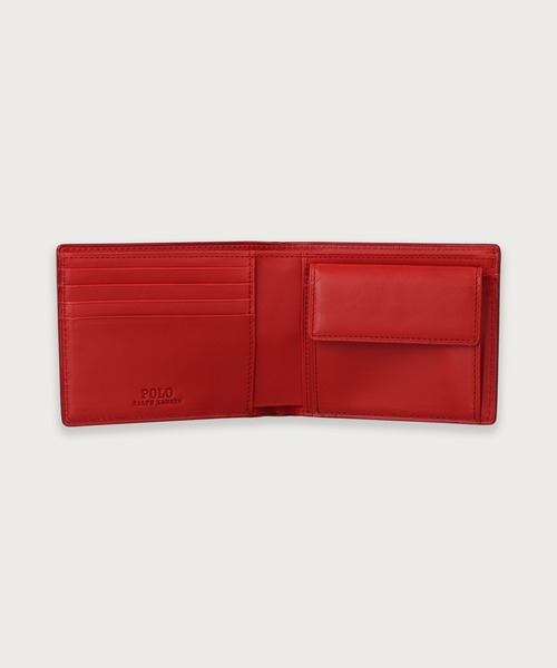 POLO RALPH LAUREN 財布 エンボス ビッグポニー ビルフォールド