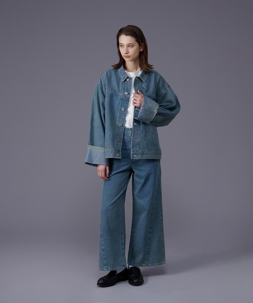 ONCILY ジーンズ WIDE SEMI-FLARE DENIM PANTS / ワイド