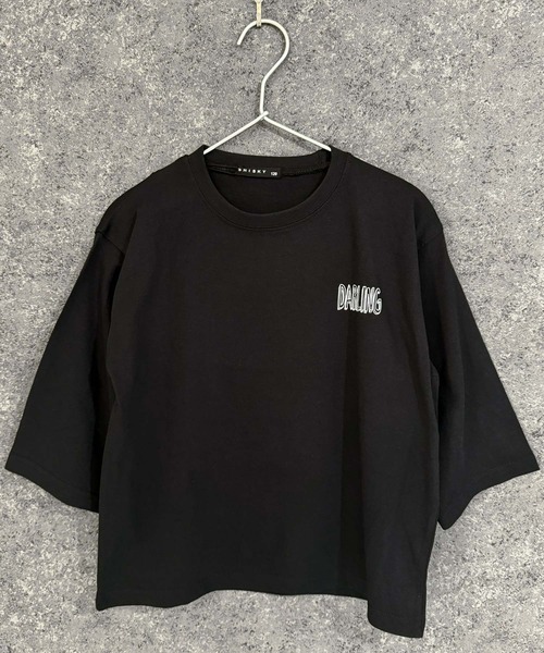 THE CASUAL tシャツ オーバーサイズ プリント ロンT キッズ 子供