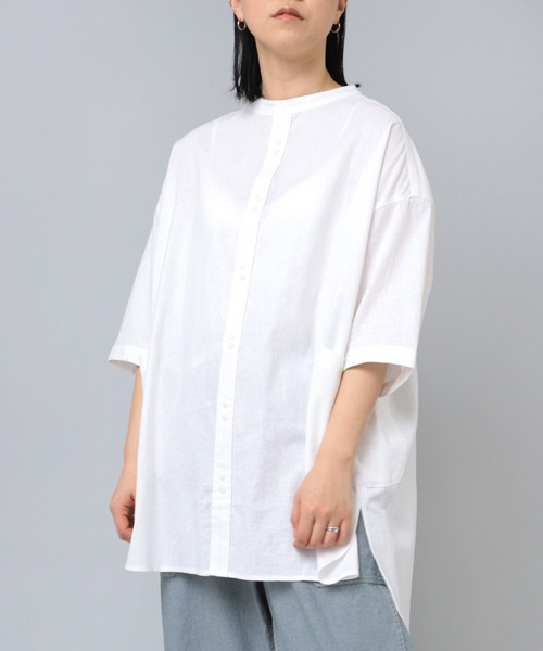 URCH RNA ブラウス シャツ B2815 アトリエチュニックハーフスリーブ