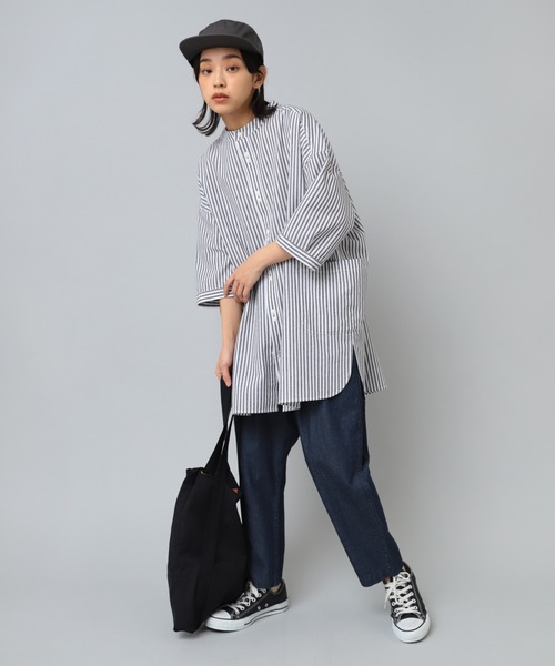 ブラウス シャツ B2815 アトリエチュニックハーフスリーブシャツ レディース URCH RNA ブラウス シャツ B2815 アトリエチュニックハーフ