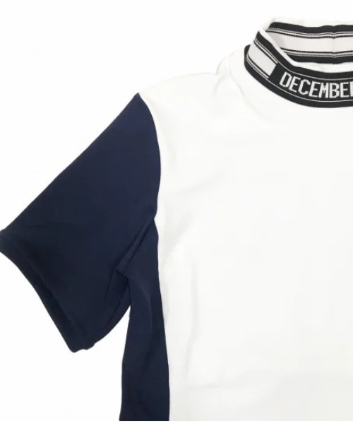 DECEMBERMAY ポロシャツ Functional Move mockneck メンズ
