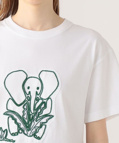 CABaN tシャツ ドライスビンコットン ELEPHANTエンブロイダリー
