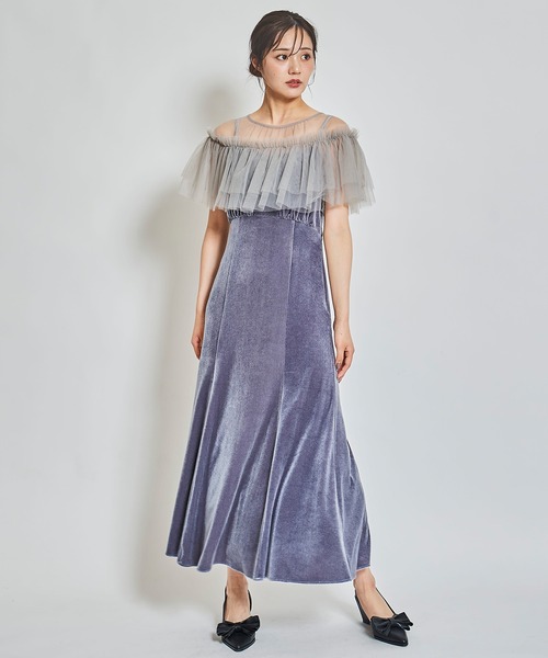 31 Sons de mode ワンピース チュールボレロセットベロア