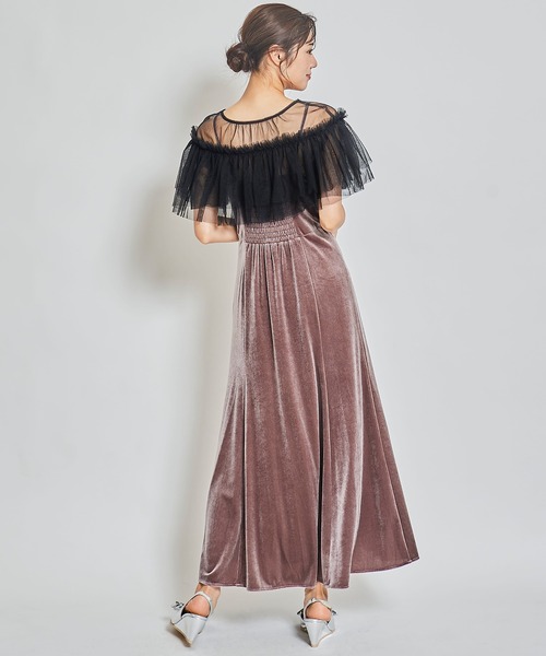 31 Sons de mode ワンピース チュールボレロセットベロア