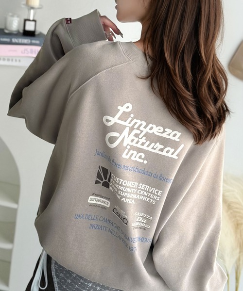 本日限定！キャナルジーン♡ via j♡トレーナー CANAL JEAN(キャナルジーン)の「Via j(ヴィアジェイ)NEWYORK裏起毛