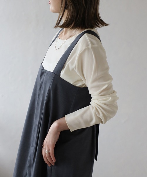 Bonjour Sagan（ボンジュールサガン） tシャツ リラックスシアーベロア