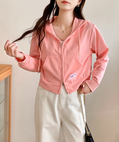 パーカー シェービングショートジップフーディ レディース 韓国限定・日本未入荷】 THE NORTH FACE W'S DYEING HOOD ZIP UP