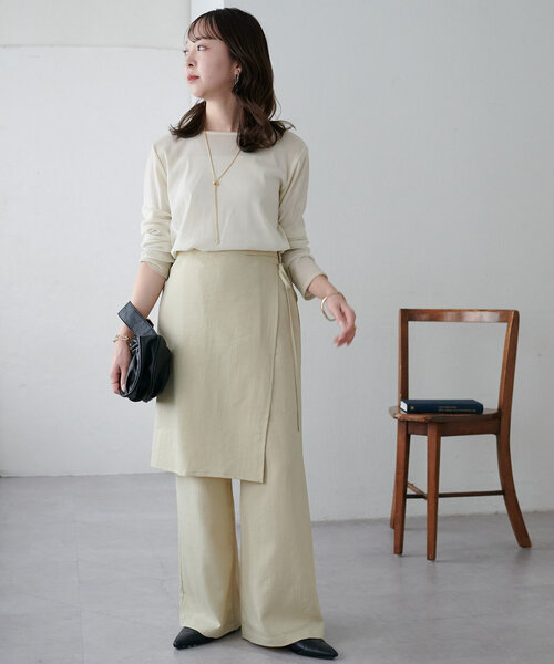 Plage フロッキー メッシュ ロンT Flocky Mesh ロンT plage フロッキーメッシュロンt ホワイト