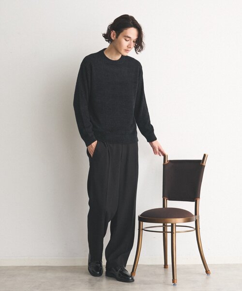 THE SHOP TK パンツ ハリヌキワイドイージーパンツ メンズ : ZOZOTOWN