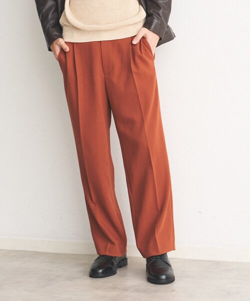 THE SHOP TK パンツ ハリヌキワイドイージーパンツ メンズ : ZOZOTOWN