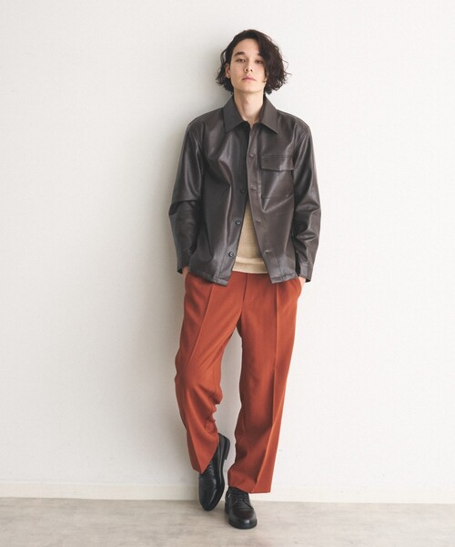 THE SHOP TK パンツ ハリヌキワイドイージーパンツ メンズ : ZOZOTOWN