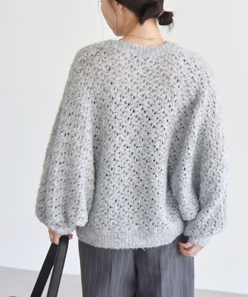 quaranciel ニット セーター quaranciel:「手洗い可能」スパンコール