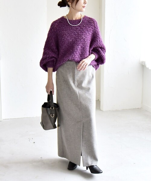 quaranciel ニット セーター quaranciel:「手洗い可能」スパンコール