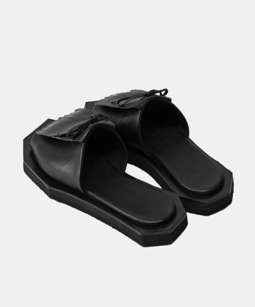 凸&凹デコアンドボコ　サンダル　希少　新品未使用品 凸&凹（deco&boco） サンダル (デコ＆ボコ)」Edge Sandals / black WM