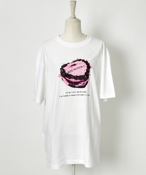 AVENCHUMU tシャツ AVENCHUMU heart cake T-shirt レディース