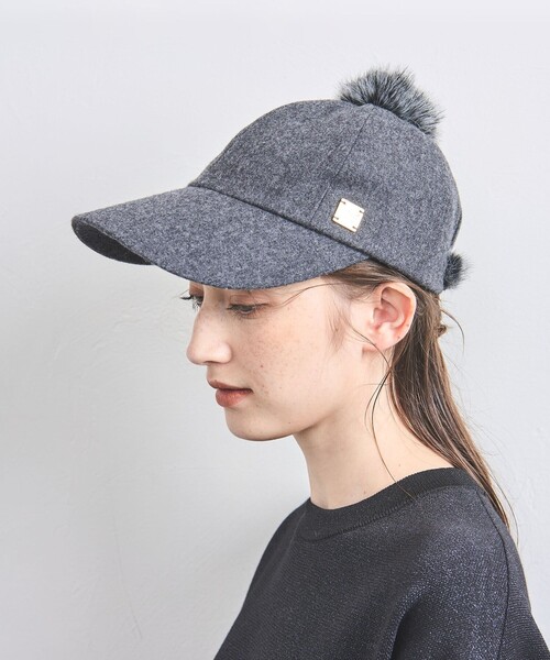 帽子 キャップ 「一部別注」「Athena New York」 RUTH フェイクファー 