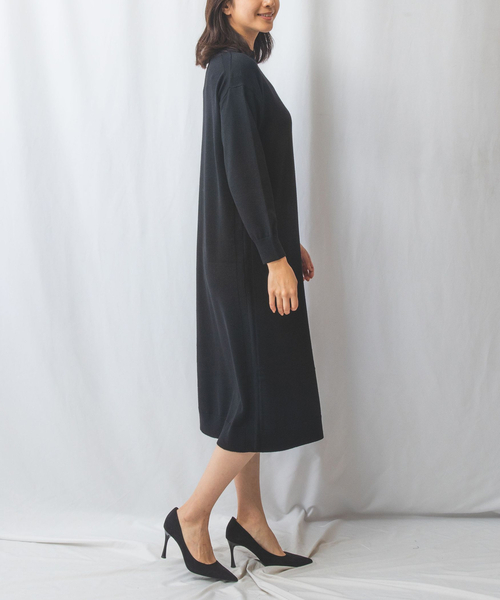 ナラカミーチェ（NARACAMICIE）/【NALACARA】スリットレースニットワンピース NARACAMICIE（ナラカミーチェ） ワンピース 「NALACARA」スリット