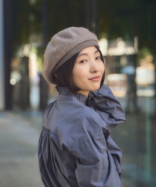 ベレー帽 YOUHEE TWEED RIBBON BERET BMY248 Sense of Grace 帽子 ベレー帽 YUYU BERET レディース メンズ