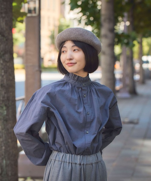 YOKOI BERET 帽子 ベレー帽 起毛リブベレー帽Celia (セリア) 「日本製