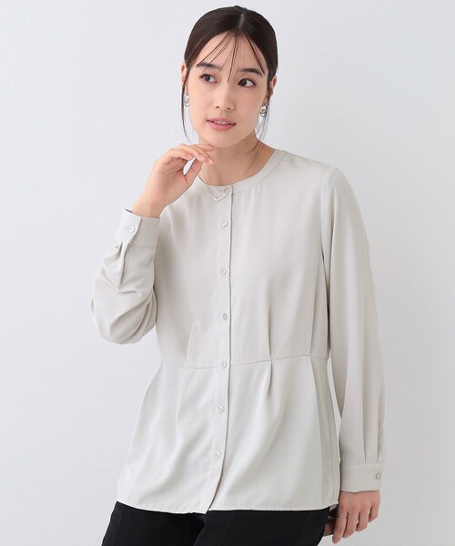 SHOO・LA・RUE（シューラルー） ブラウス シャツ 「S-3L」さらり軽やか