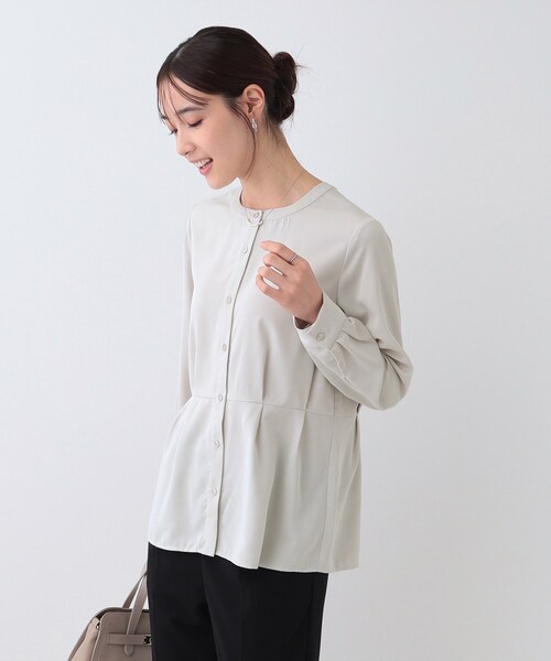 SHOO・LA・RUE（シューラルー） ブラウス シャツ 「S-3L」さらり軽やか
