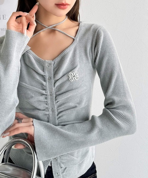 mily bilet ニット セーター 「mily bietl」首元にきゅん