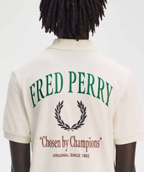 [FRED PERRY] ロゴ刺繍ポロシャツ FRED PERRY ポロシャツ 「FRED PERRY/フレッドペリー」 ツイン