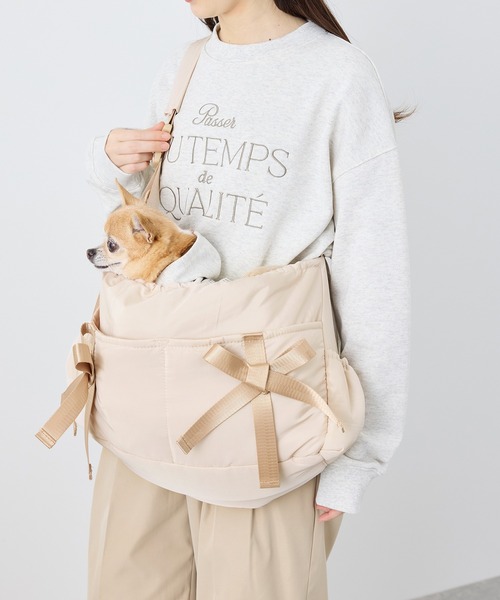 ene☆ リボン付きペットキャリー ene☆ リボン付きペットキャリー 【公式通販】