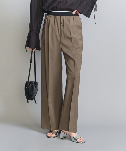 ワイドパンツ ラインパンツ　beauty&youth BEAUTY＆YOUTH UNITED ARROWS パンツ ラインゴム ワイドパンツ
