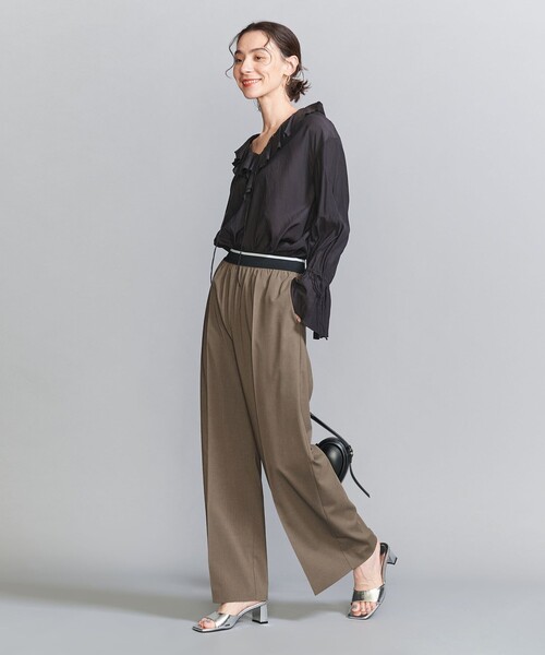 BEAUTY＆YOUTH UNITED ARROWS パンツ ラインゴム ワイドパンツ