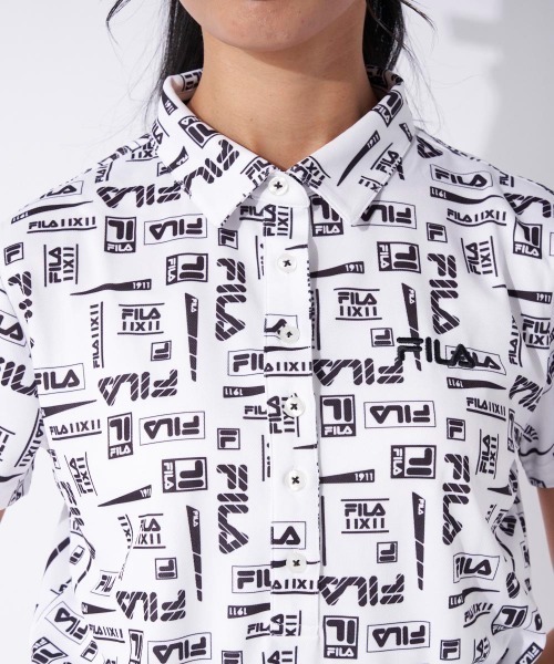 FILA GOLF ワンピース 「FILA GOLF」ロゴ総柄ワンピース