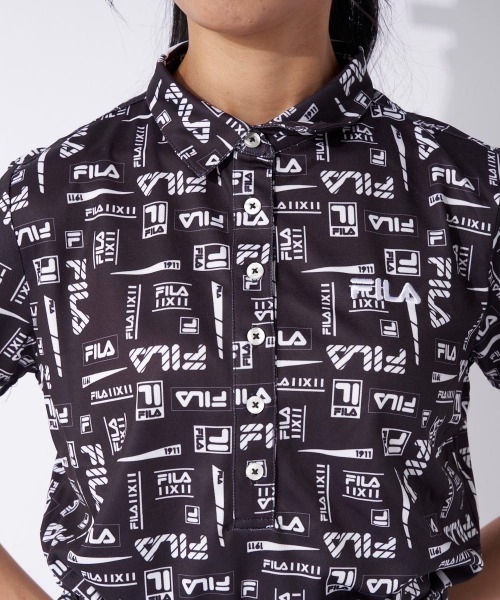 FILA GOLF ワンピース 「FILA GOLF」ロゴ総柄ワンピース
