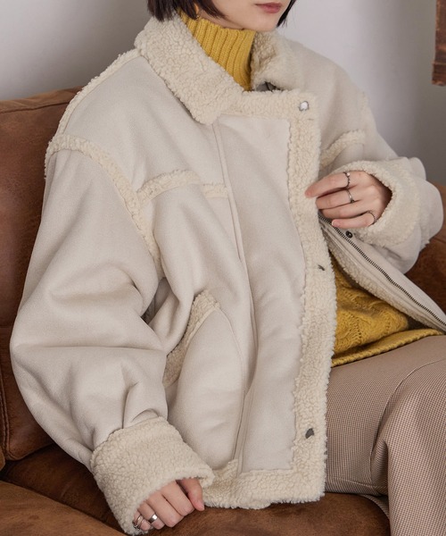 「Fashion Letter」 ジャケット M グレイッシュベージュ レディース_画像4