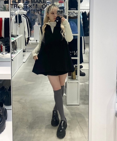ベスト ジレ 「SINN」ツイードVネックトップス レディース Narcissus ベスト ジレ 「SINN」ツイードVネックトップス