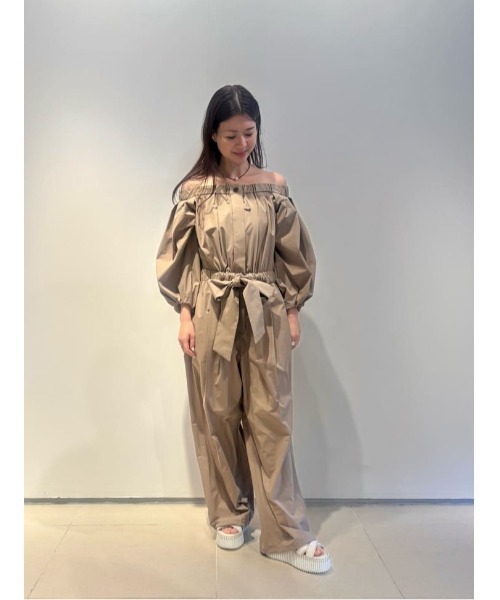 【値下げ不可‼️】COLUMN オフショルダーオールインワン COLUMN ワンピース / オフショルオールインワン : ZOZOTOWN