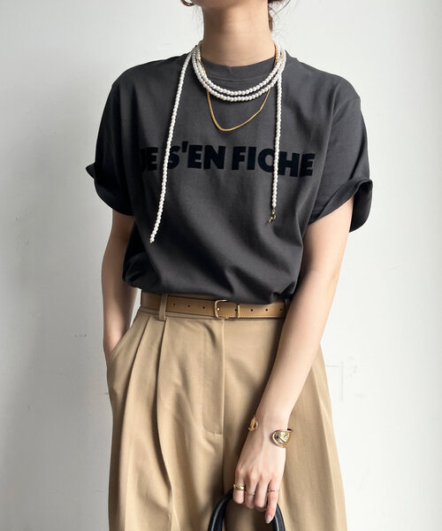 tシャツ 「新色追加」JES'EN FICHEフロッキーロゴTEE レディース