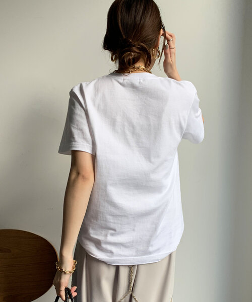 tシャツ 「新色追加」JES'EN FICHEフロッキーロゴTEE レディース 新色追加】JES'EN FICHEフロッキーロゴTEE（Tシャツ/カットソー