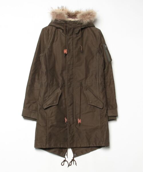 STUDIOUS（ステュディオス） モッズコート 1 グリーン メンズ