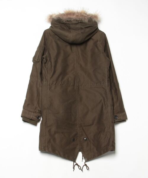 STUDIOUS ミリタリースタイル モッズコート STUDIOUS（ステュディオス） モッズコート 1 グリーン メンズ