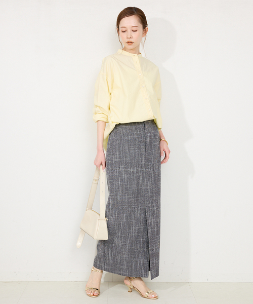ROYAL NAVY ブラウス シャツ NAVY/ロイヤルネイビー SLOBE別注